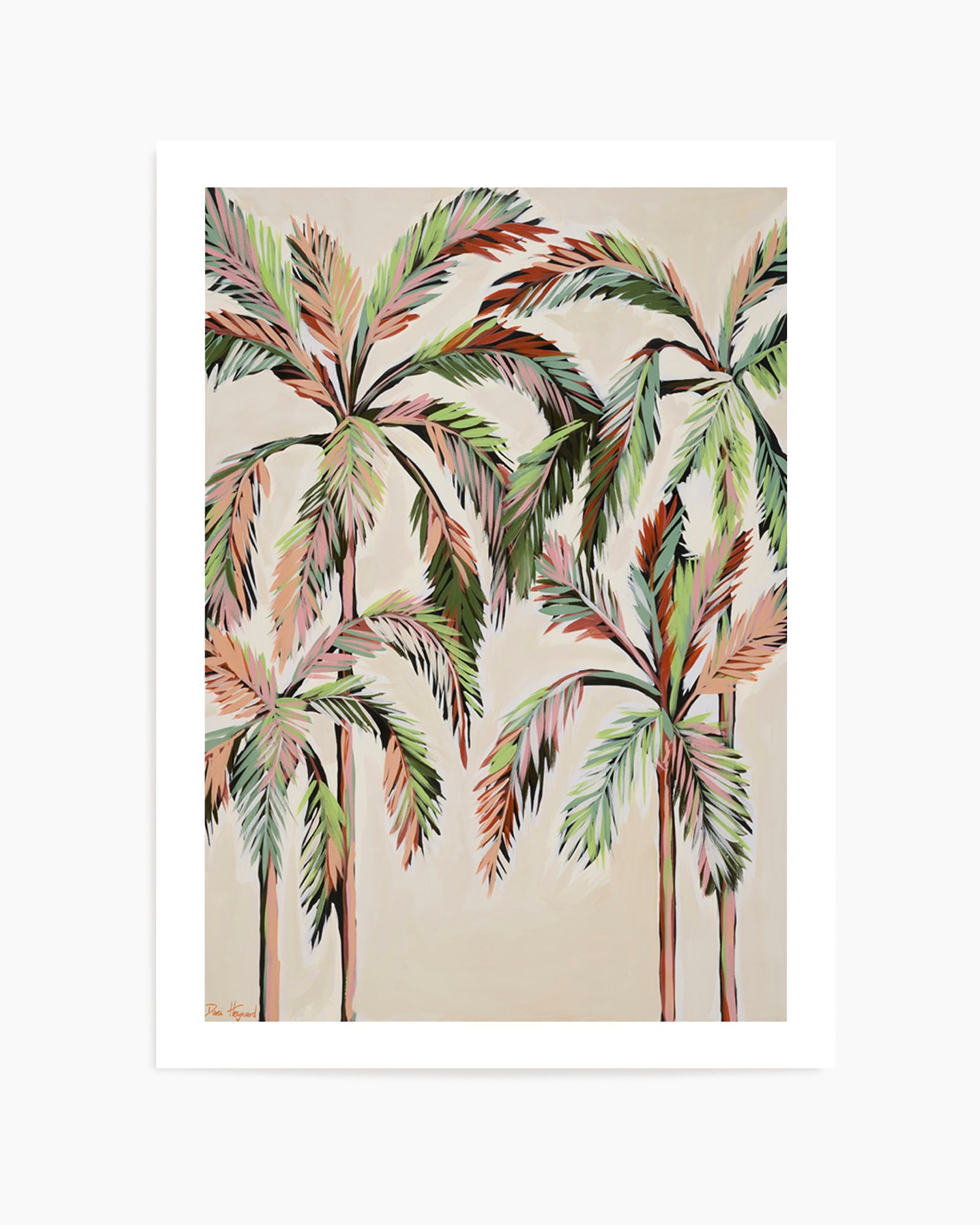 Palm Trees by Dani Heyward | Art Print