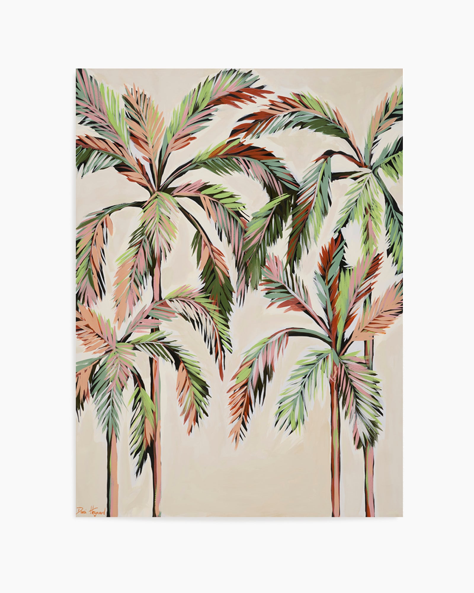 Palm Trees by Dani Heyward | Art Print