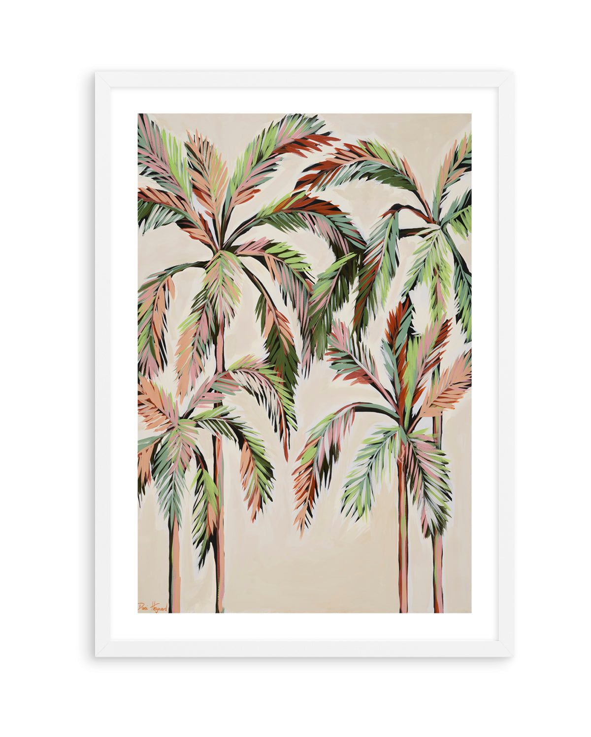 Palm Trees by Dani Heyward | Art Print