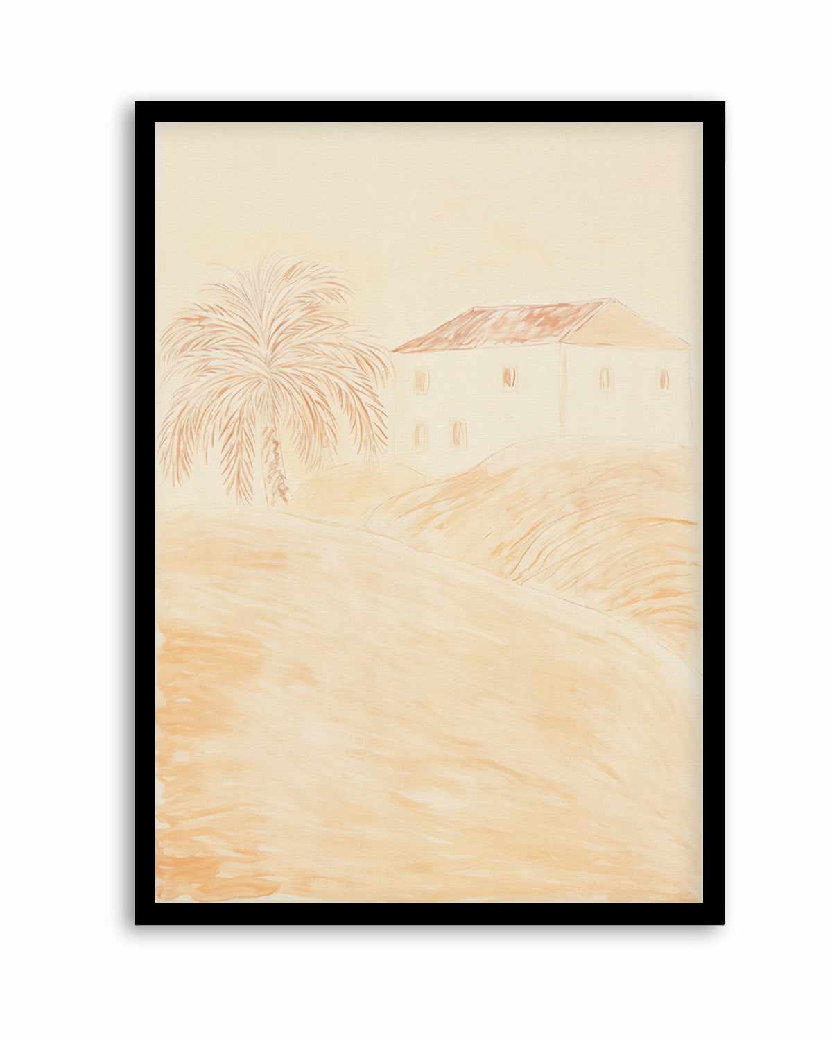 Palm View Illustration No I | Art Print