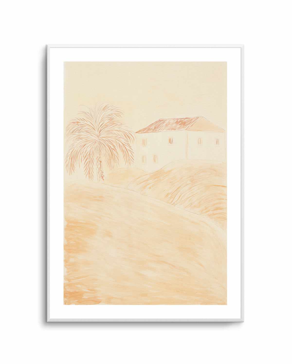 Palm View Illustration No I | Art Print