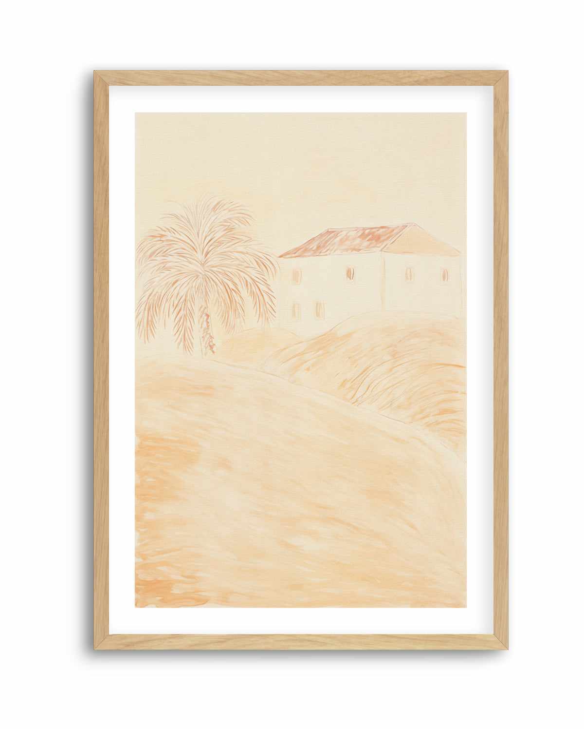 Palm View Illustration No I | Art Print