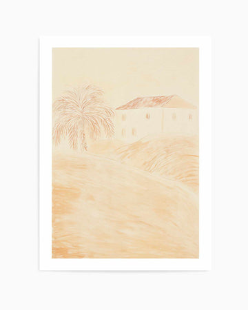 Palm View Illustration No I | Art Print from Olive et Oriel where you can shop wallpaper and artworks online