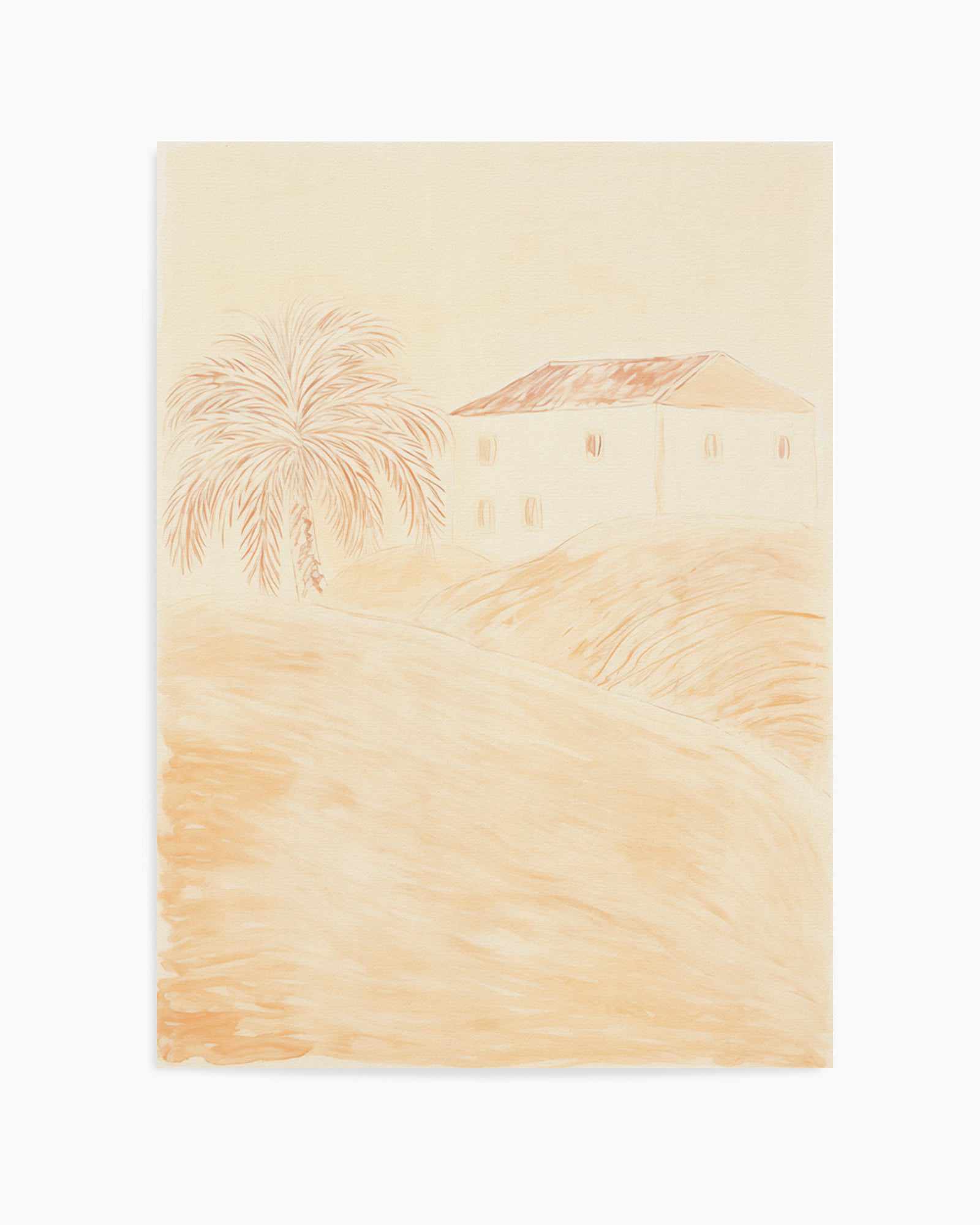 Palm View Illustration No I | Art Print