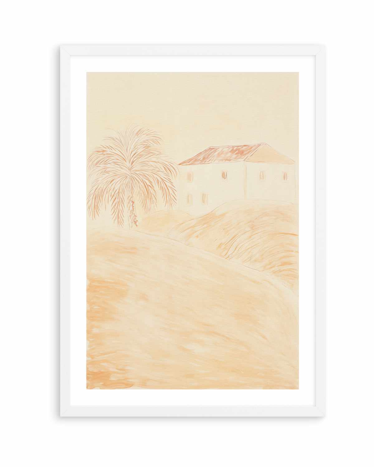 Palm View Illustration No I | Art Print