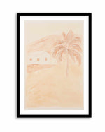 Palm View Illustration No II | Art Print