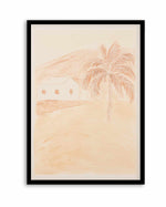 Palm View Illustration No II | Art Print