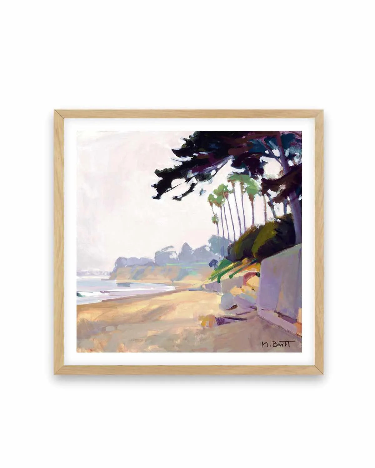 Palm & Cypress Butterfly Beach by Marcia Burtt Art Print from Olive et Oriel where you can shop wallpaper and artworks online