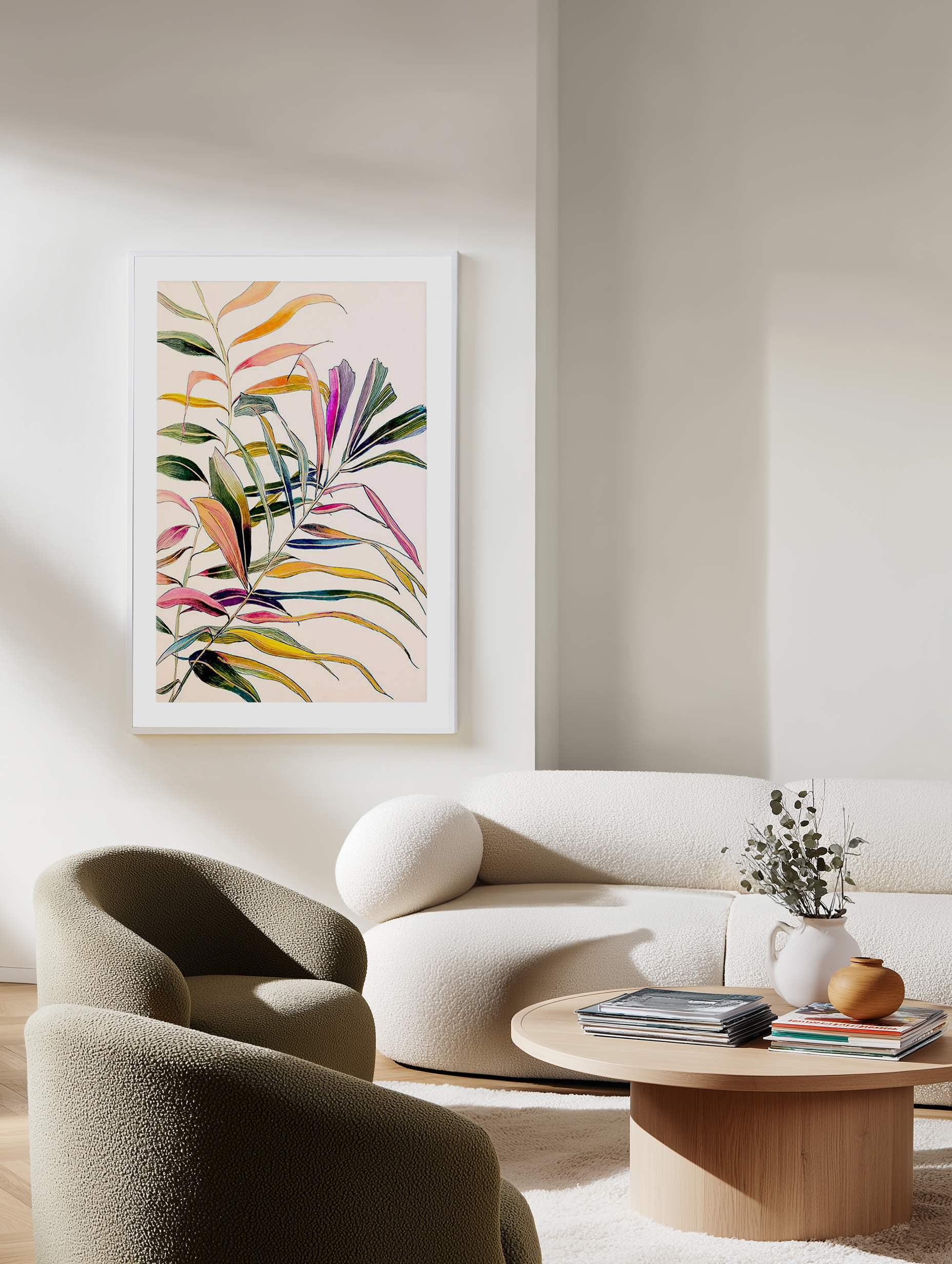 Palm by Leigh Viner Art Print from Olive et Oriel where you can shop wallpaper and artworks online