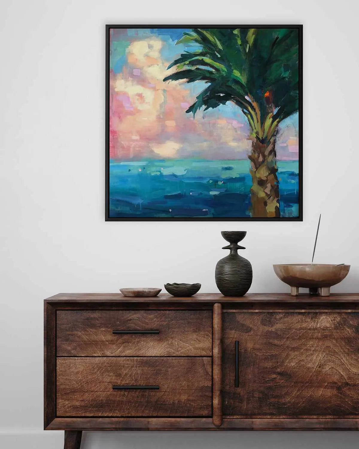 Palm by Page Pearson Railsback | Framed Canvas Art Print from Olive et Oriel where you can shop wallpaper and artworks online