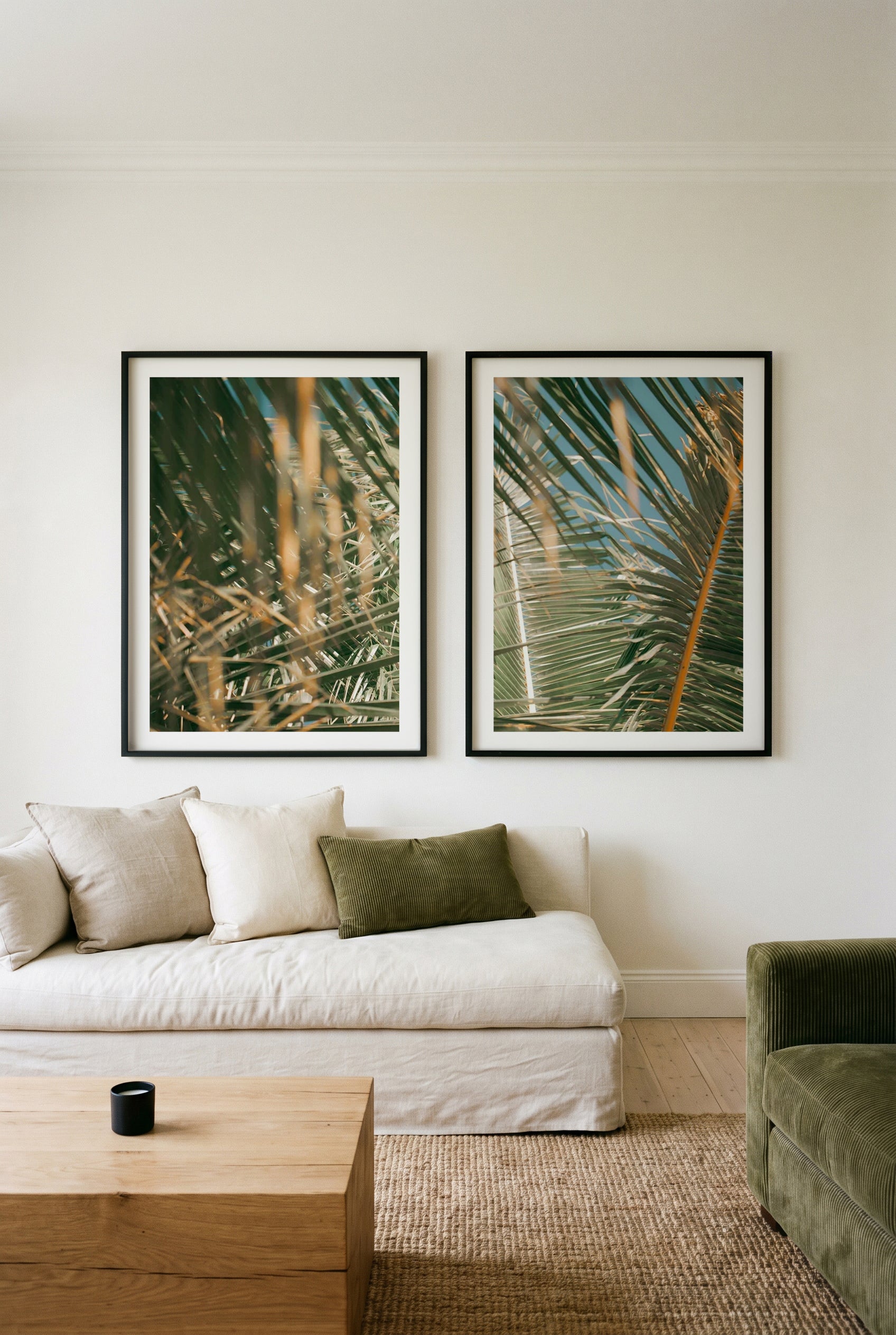 Palm Bae I & II By Riccardo Camilli Art Print Set of 2 | Matching Wall Art