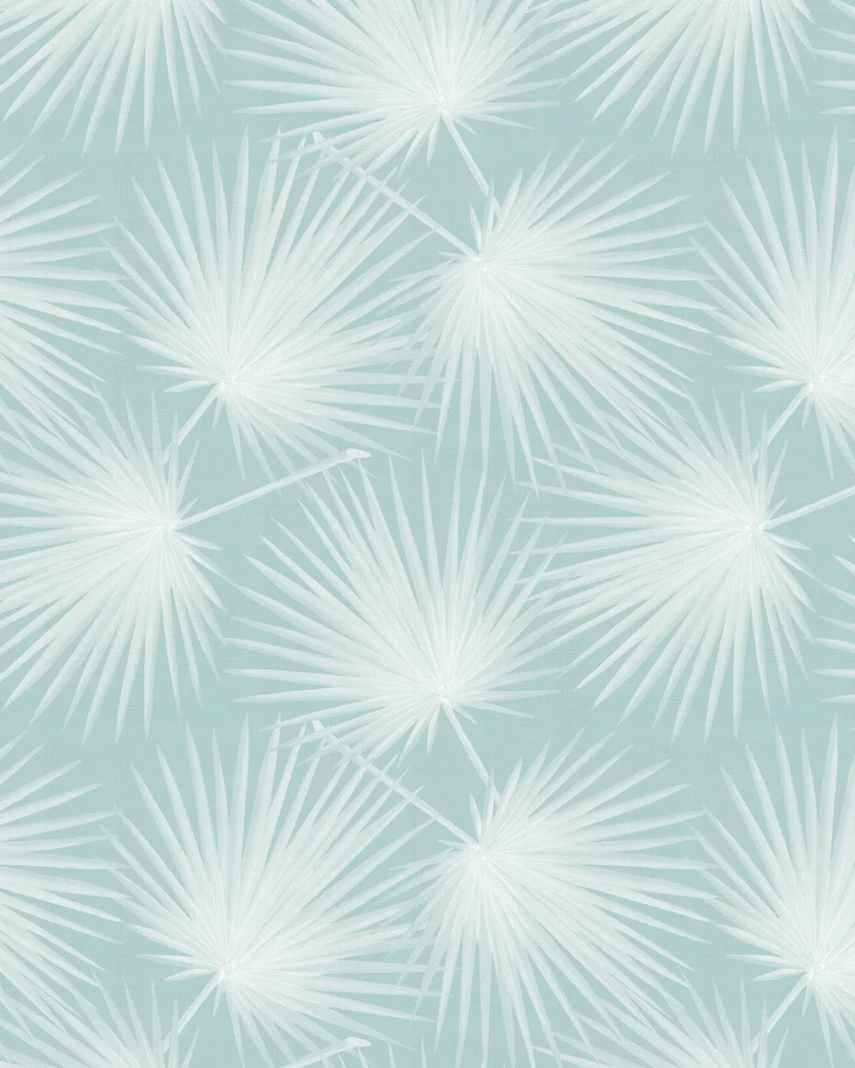 Palm Cove Light Teal Blue Wallpaper from Olive et Oriel where you can shop wallpaper and artworks online