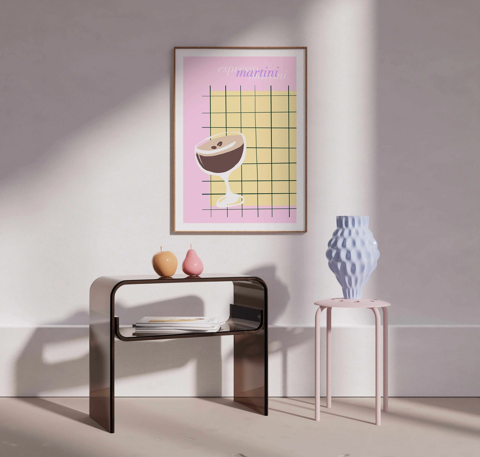 Palm Springs Espresso Art Print from Olive et Oriel where you can shop wallpaper and artworks online