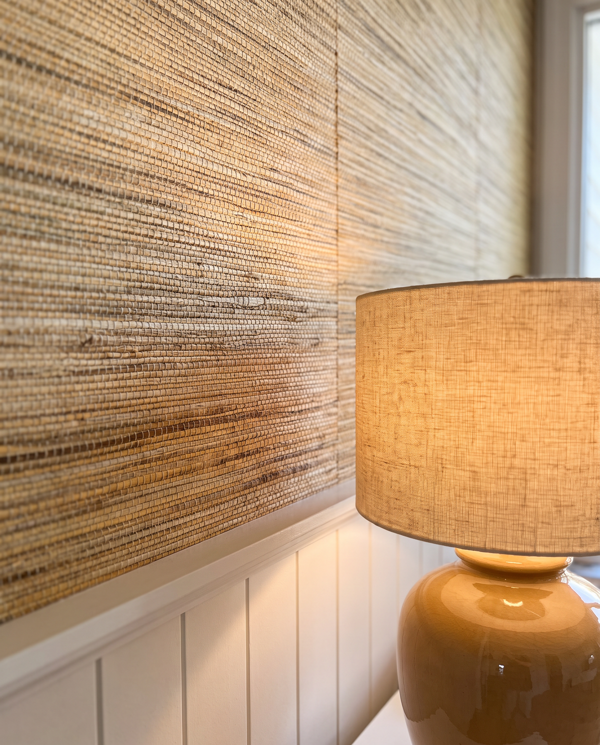 Palm Beach Grasscloth Woven Wallpaper | Organica Collection