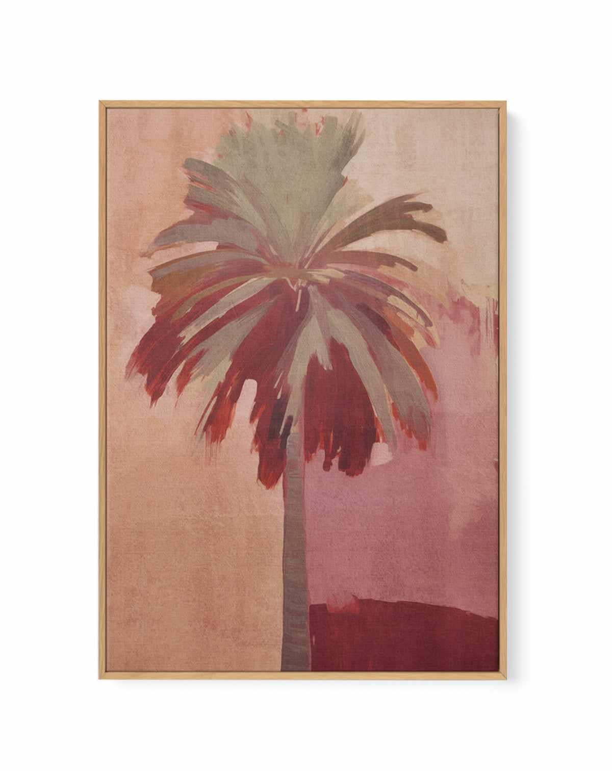 Palma Rosa I | Framed Canvas Art Print from Olive et Oriel where you can shop wallpaper and artworks online