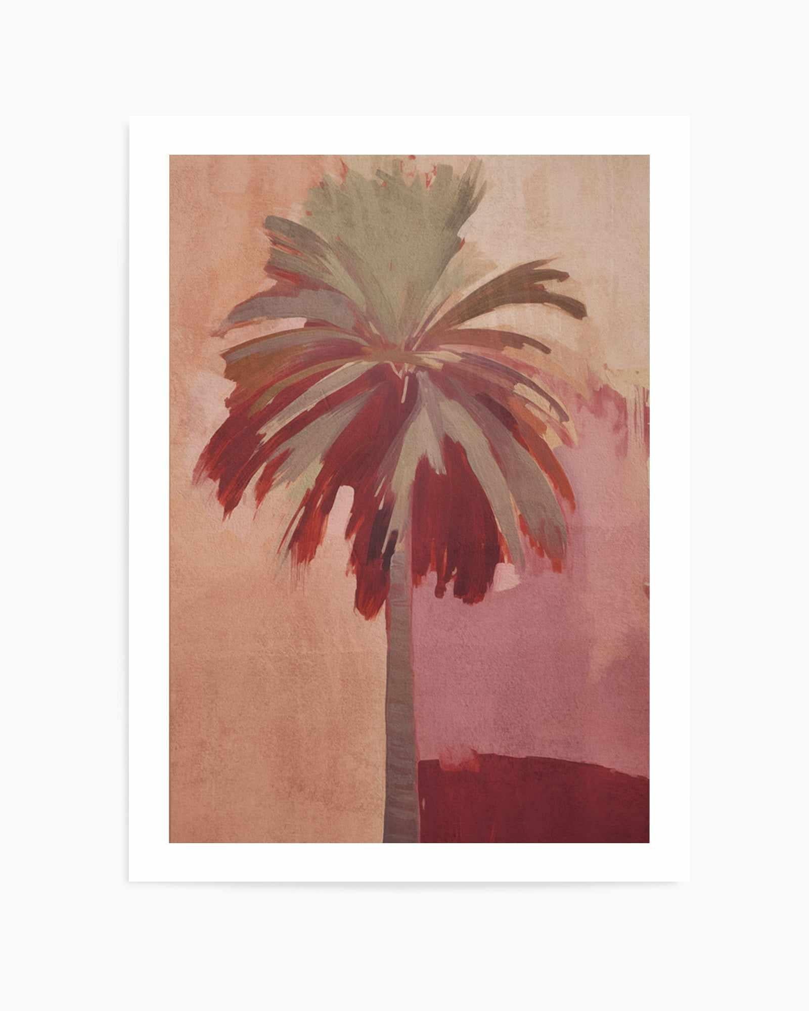 Palma Rosa I | Art Print from Olive et Oriel where you can shop wallpaper and artworks online