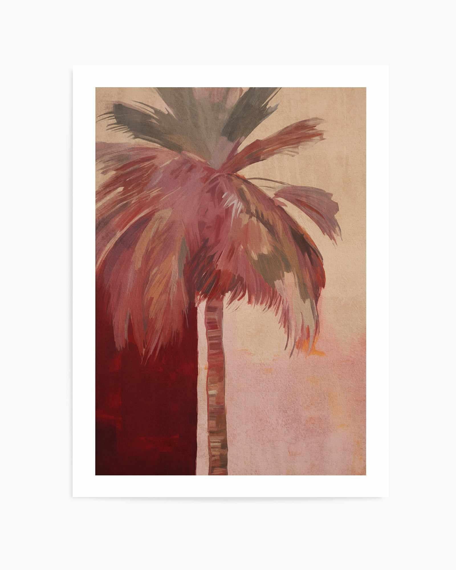 Palma Rosa II | Art Print from Olive et Oriel where you can shop wallpaper and artworks online