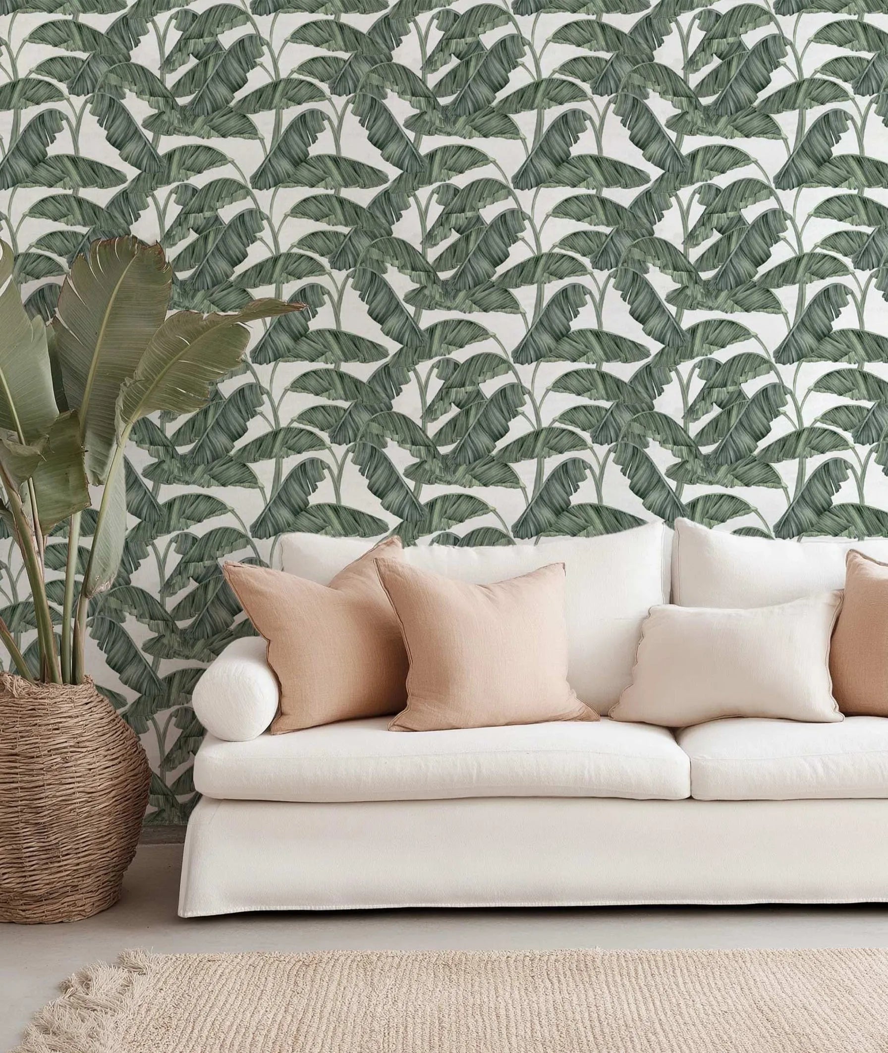 Palmas De Cuba Wallpaper from Olive et Oriel where you can shop wallpaper and artworks online