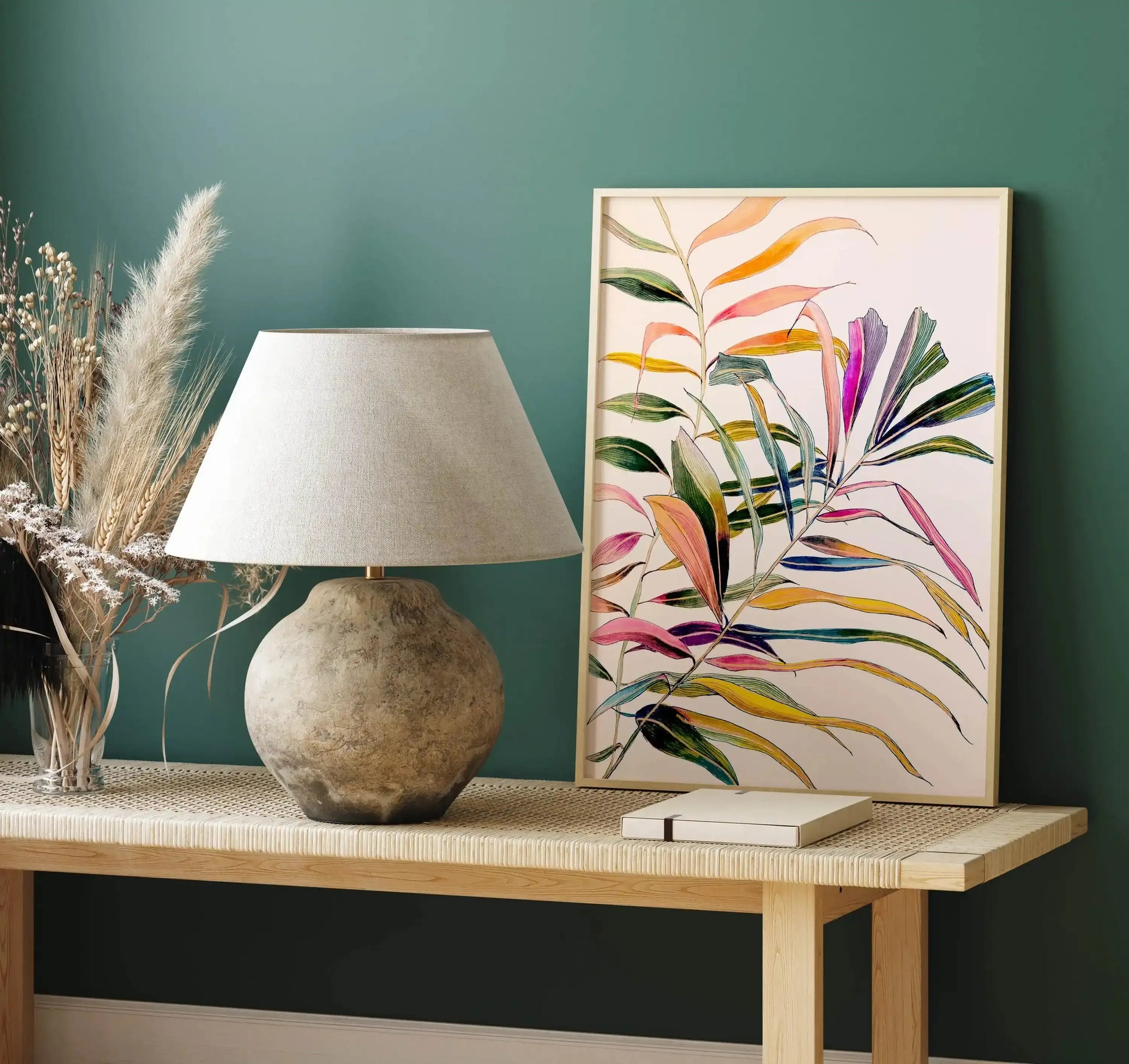 Palm by Leigh Viner Art Print-PRINT-Olive et Oriel-Leigh Viner-Buy-Australian-Art-Prints-Online-with-Olive-et-Oriel-Your-Artwork-Specialists-Austrailia-Decorate-With-Coastal-Photo-Wall-Art-Prints-From-Our-Beach-House-Artwork-Collection-Fine-Poster-and-Framed-Artwork