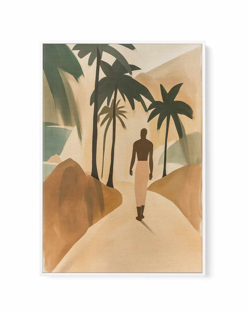 Palmora I | Framed Canvas Art Print from Olive et Oriel where you can shop wallpaper and artworks online