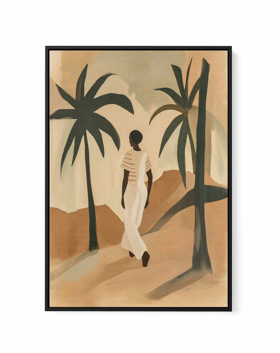 Palmora II | Framed Canvas Art Print from Olive et Oriel where you can shop wallpaper and artworks online