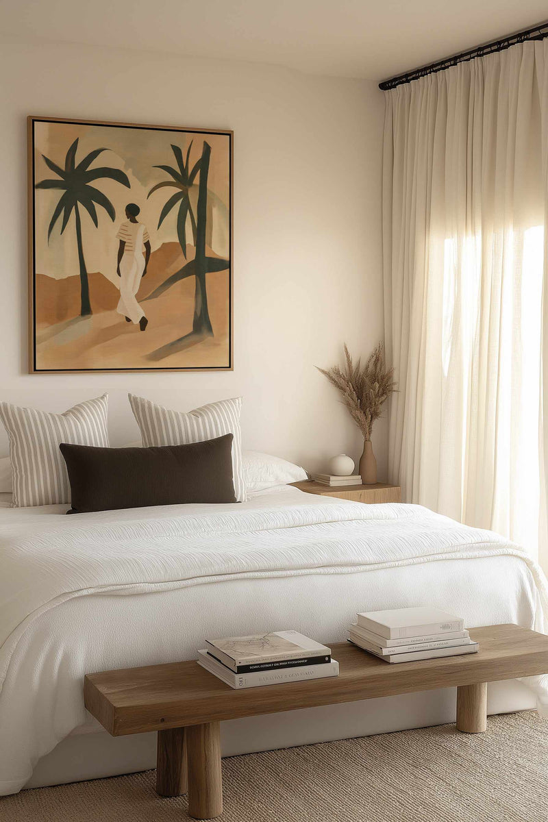 Palmora II | Framed Canvas Art Print from Olive et Oriel where you can shop wallpaper and artworks online