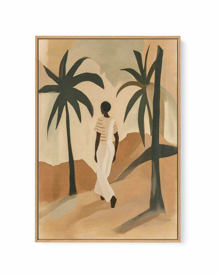 Palmora II | Framed Canvas Art Print from Olive et Oriel where you can shop wallpaper and artworks online