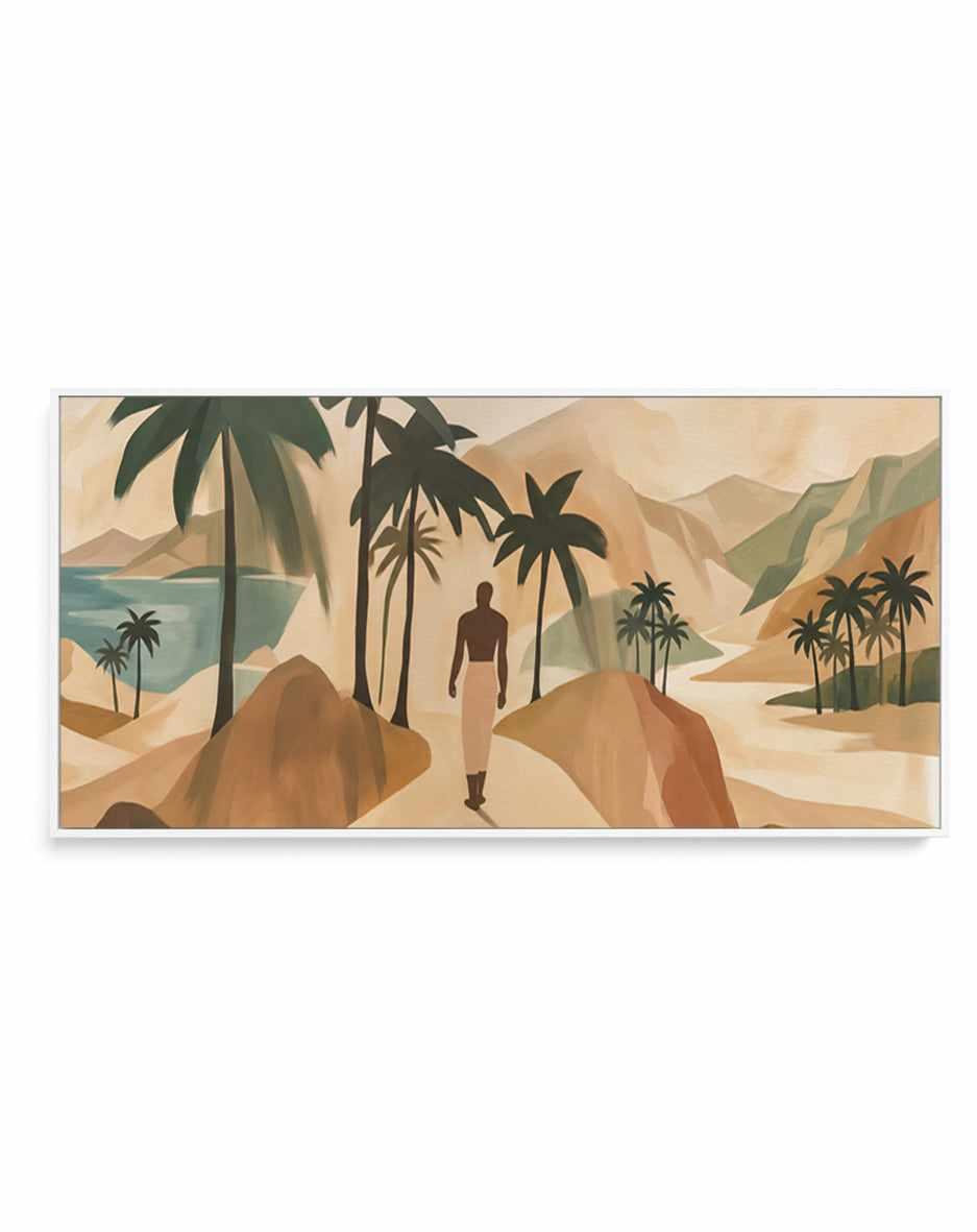 Palmora LS | Panoramic Canvas Art Print from Olive et Oriel where you can shop wallpaper and artworks online