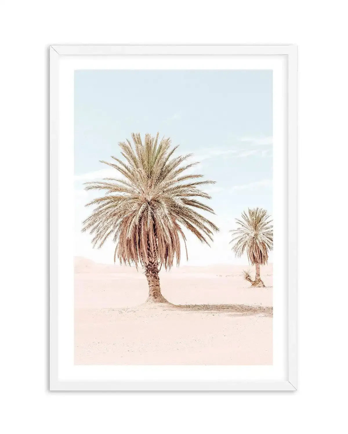 Palms of Morocco II Art Print-Shop Australian Art Prints Online with Olive et Oriel - Our collection of Moroccan art prints offer unique wall art including moroccan arches and pink morocco doors of marrakech - this collection will add soft feminine colour to your walls and some may say bohemian style. These traditional morocco landscape photography includes desert scenes of palm trees and camel art prints - there is art on canvas and extra large wall art with fast, free shipping across Australia