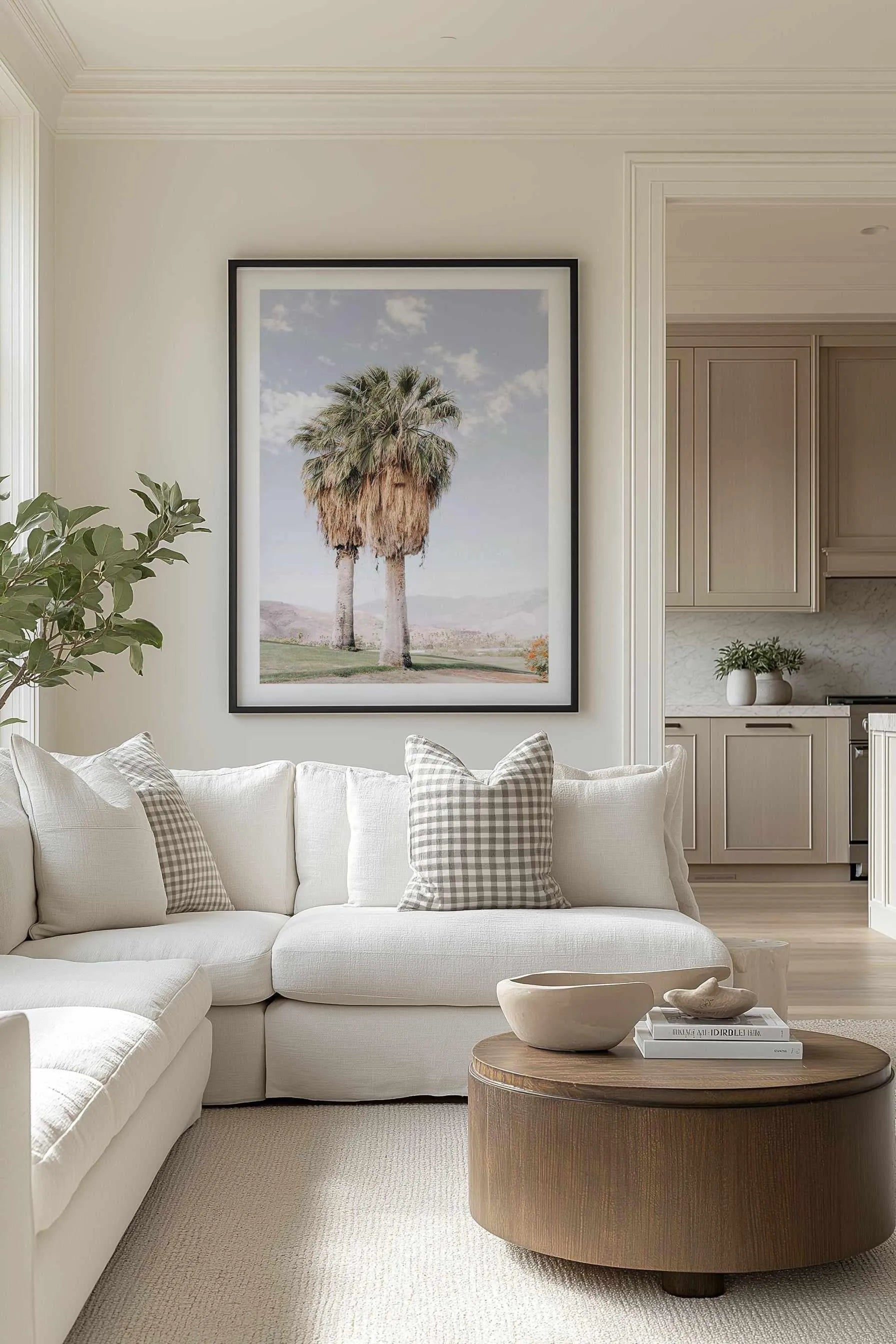 Palms of Palm Springs I Art Print from Olive et Oriel where you can shop wallpaper and artworks online