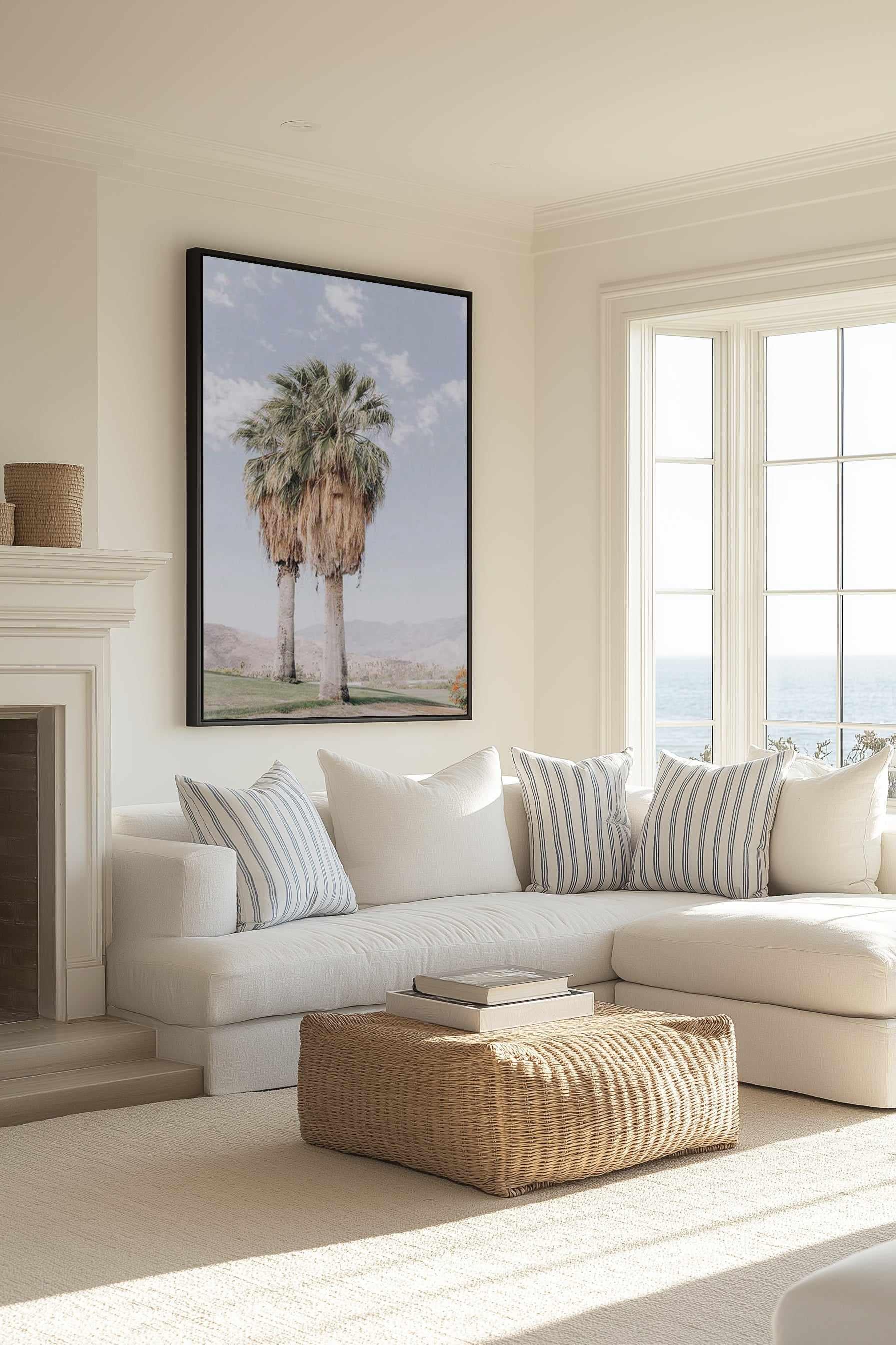 Palms of Palm Springs I | Framed Canvas Art Print