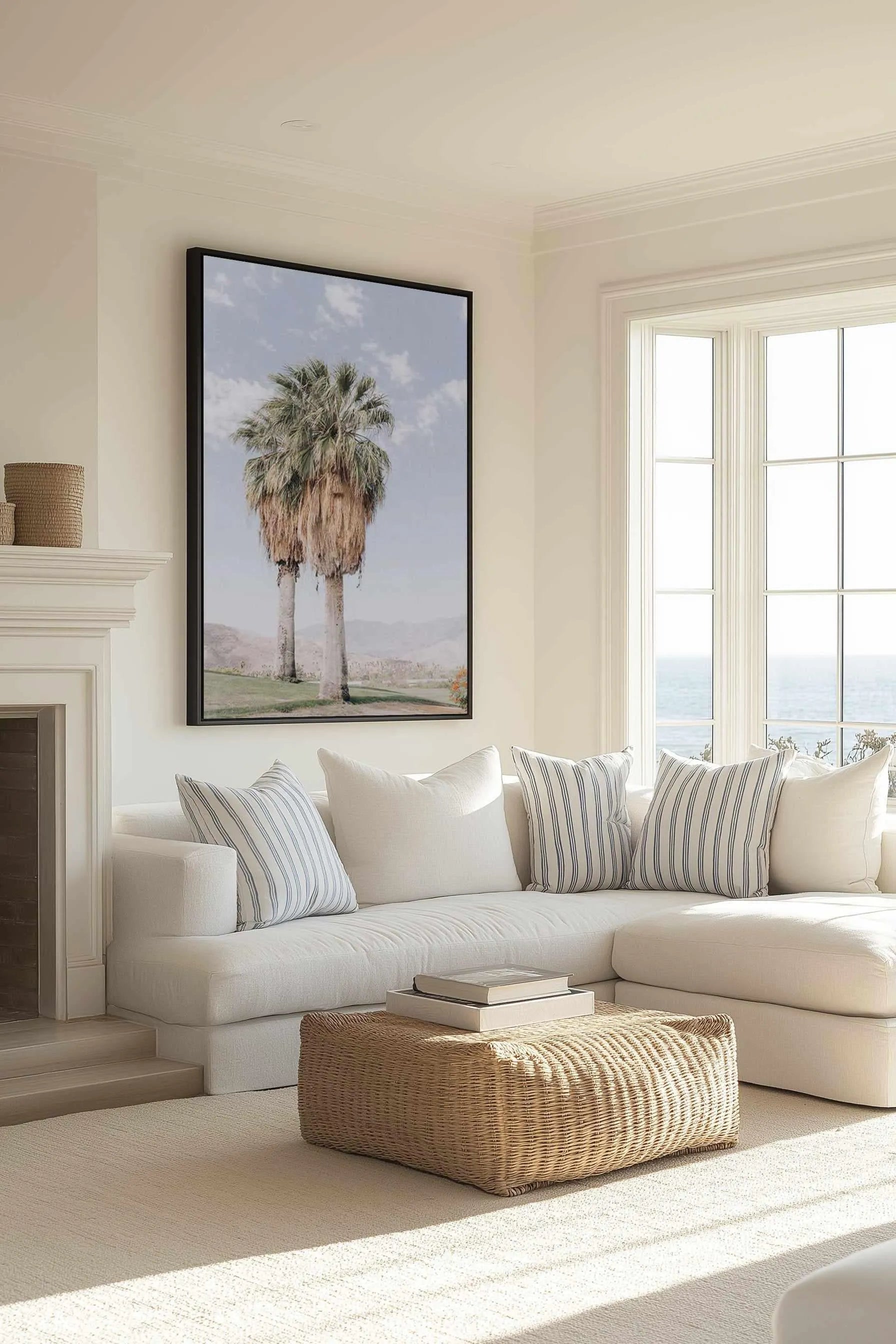 Palms of Palm Springs I | Framed Canvas Art Print from Olive et Oriel where you can shop wallpaper and artworks online