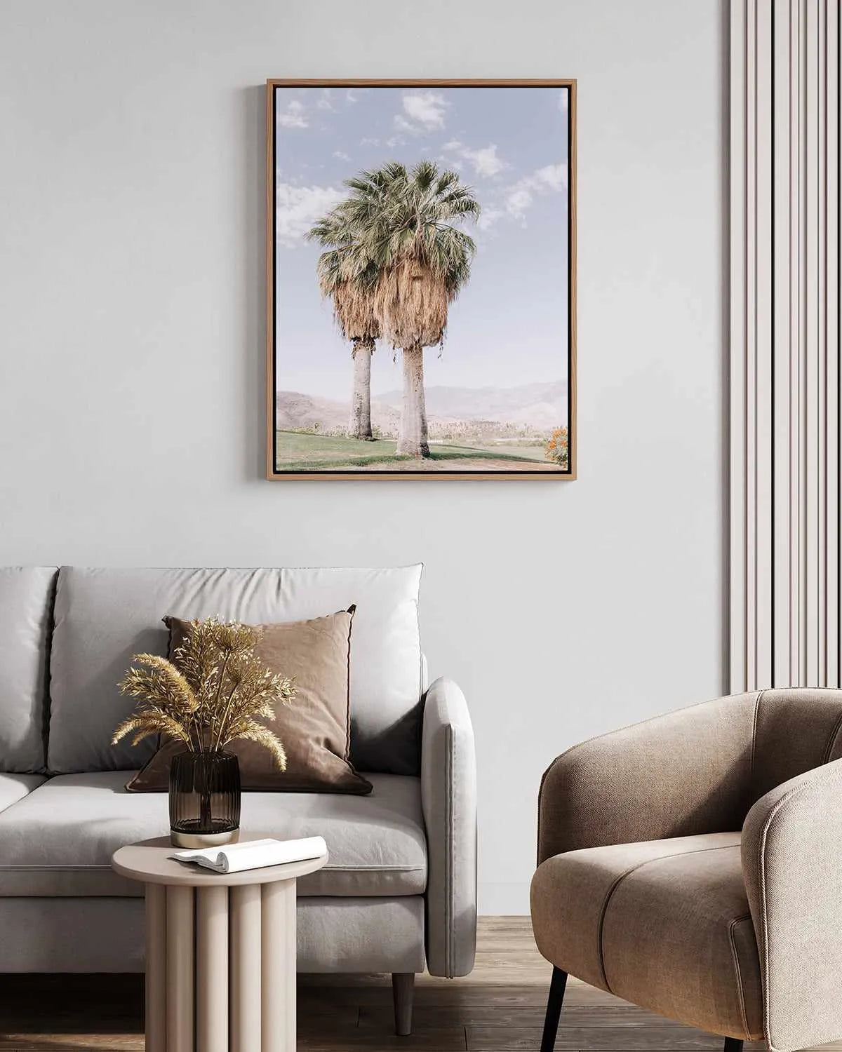 Palms of Palm Springs I | Framed Canvas Art Print from Olive et Oriel where you can shop wallpaper and artworks online