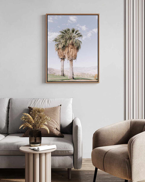 Palms of Palm Springs I | Framed Canvas Art Print