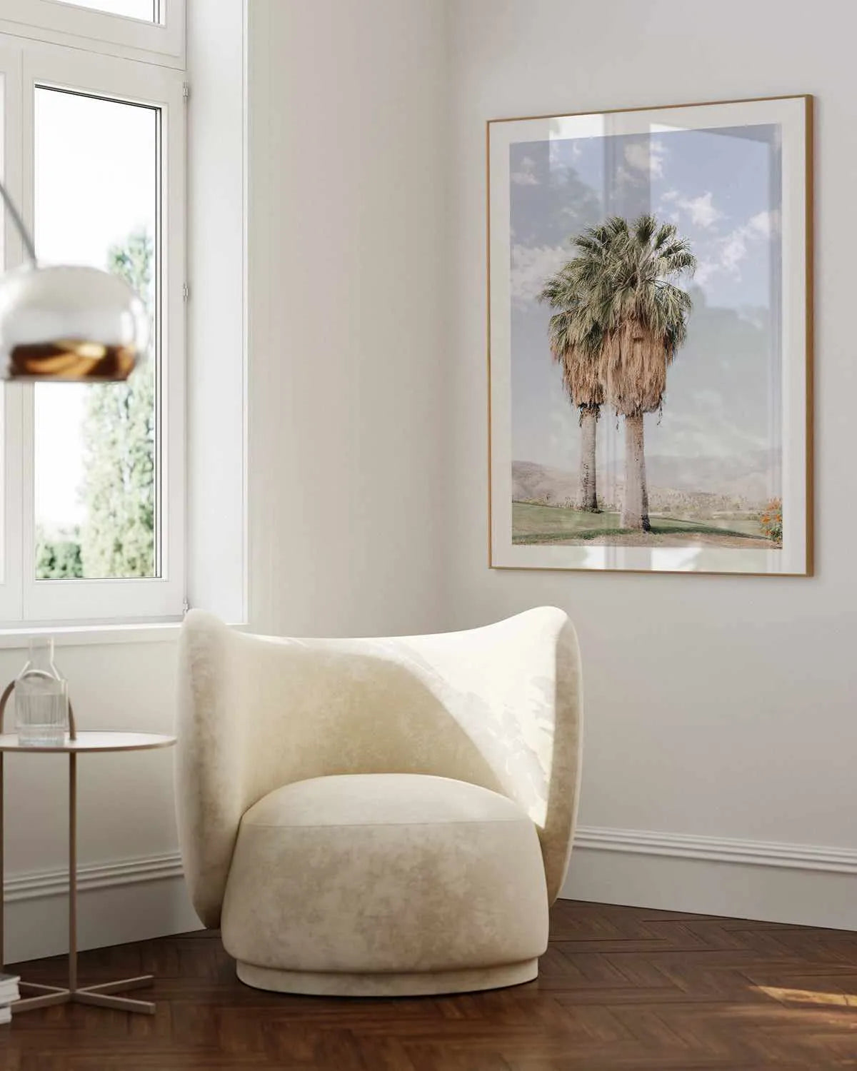 Palms of Palm Springs I Art Print from Olive et Oriel where you can shop wallpaper and artworks online