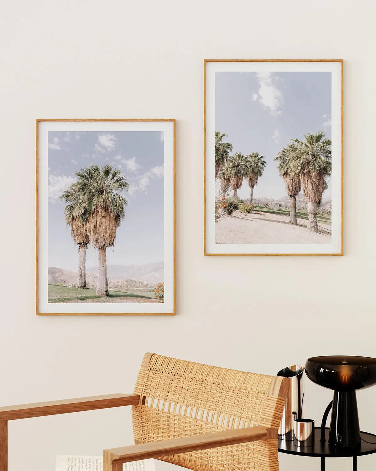 Palms of Palm Springs II Art Print from Olive et Oriel where you can shop wallpaper and artworks online