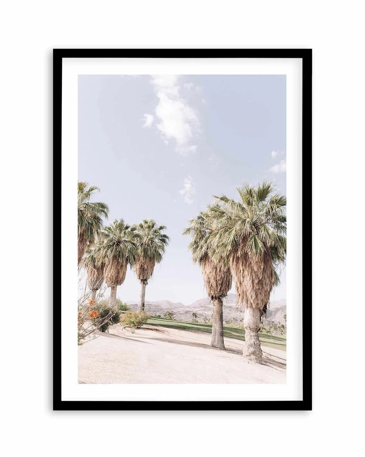 Palms of Palm Springs II Art Print from Olive et Oriel where you can shop wallpaper and artworks online