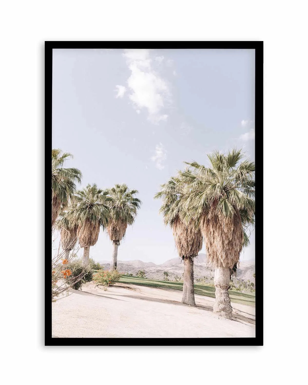 Palms of Palm Springs II Art Print from Olive et Oriel where you can shop wallpaper and artworks online