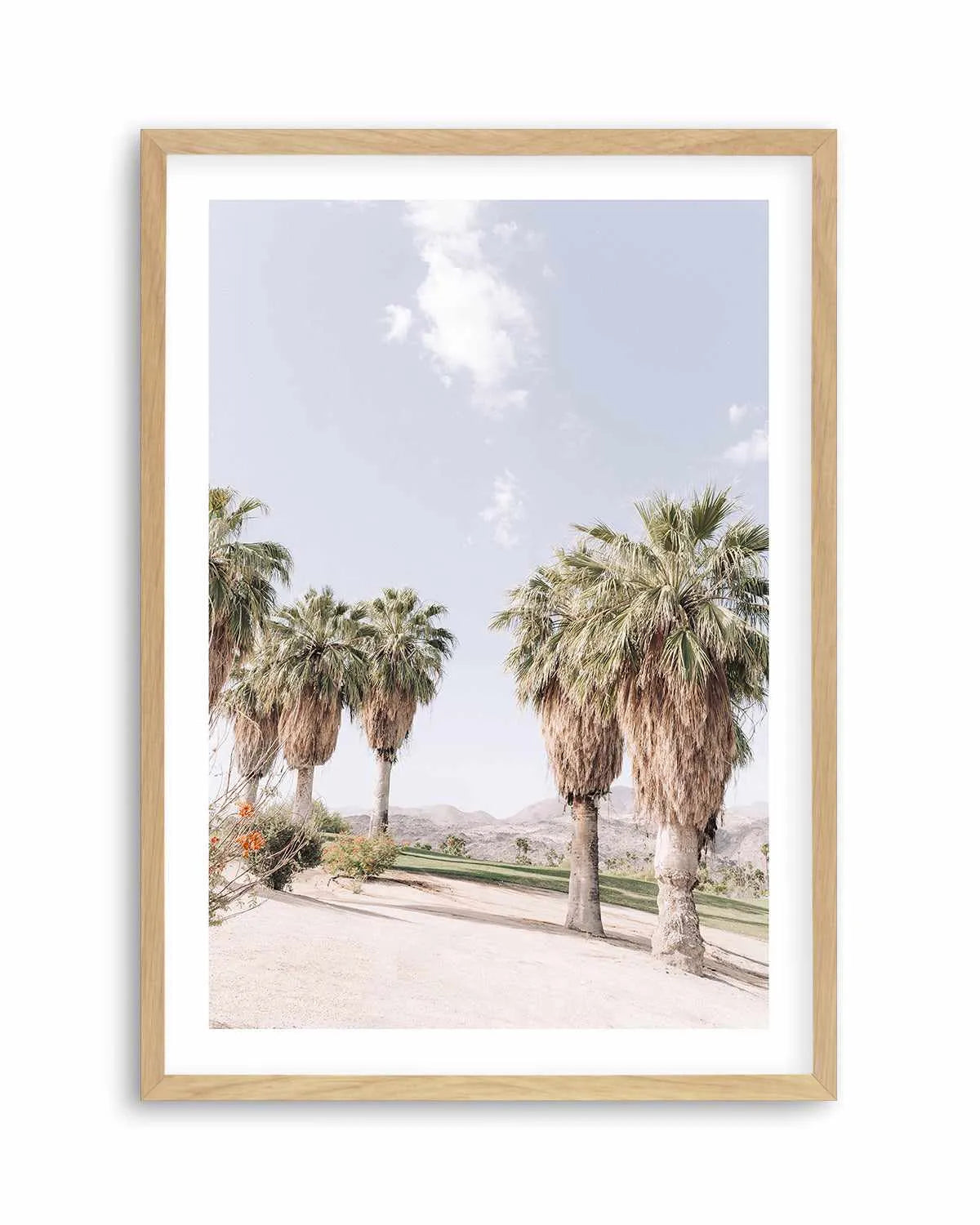 Palms of Palm Springs II Art Print from Olive et Oriel where you can shop wallpaper and artworks online