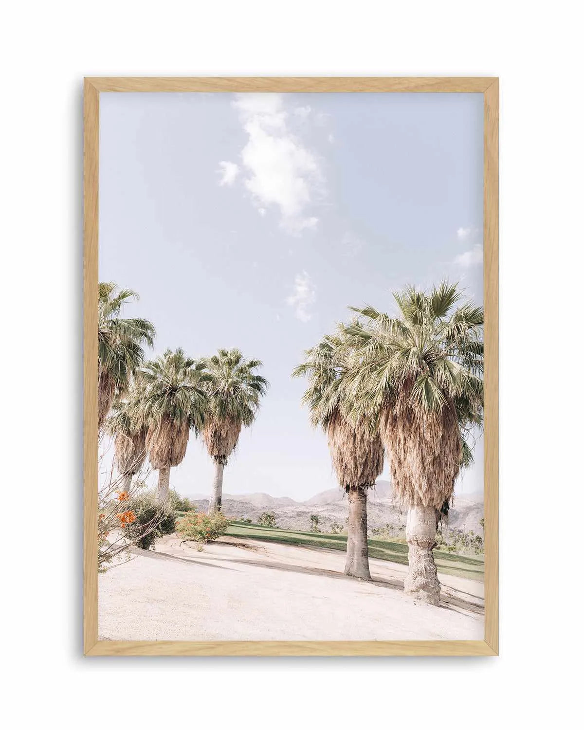 Palms of Palm Springs II Art Print from Olive et Oriel where you can shop wallpaper and artworks online