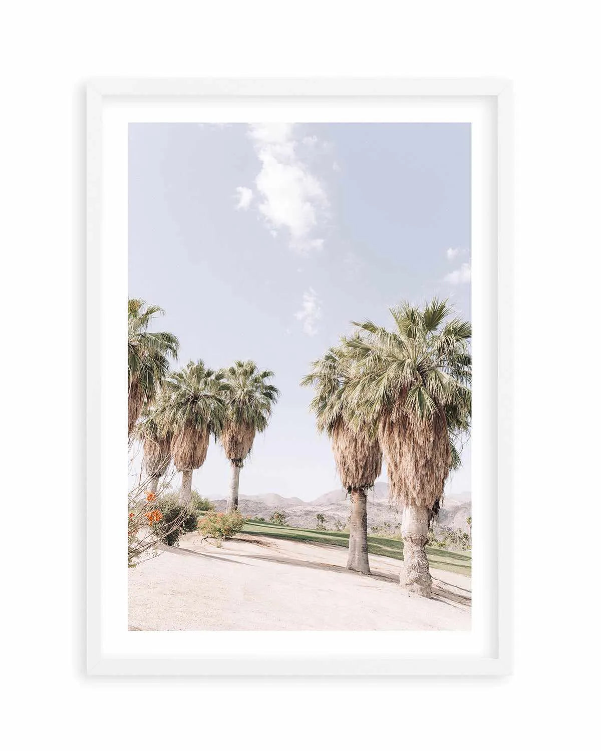 Palms of Palm Springs II Art Print from Olive et Oriel where you can shop wallpaper and artworks online