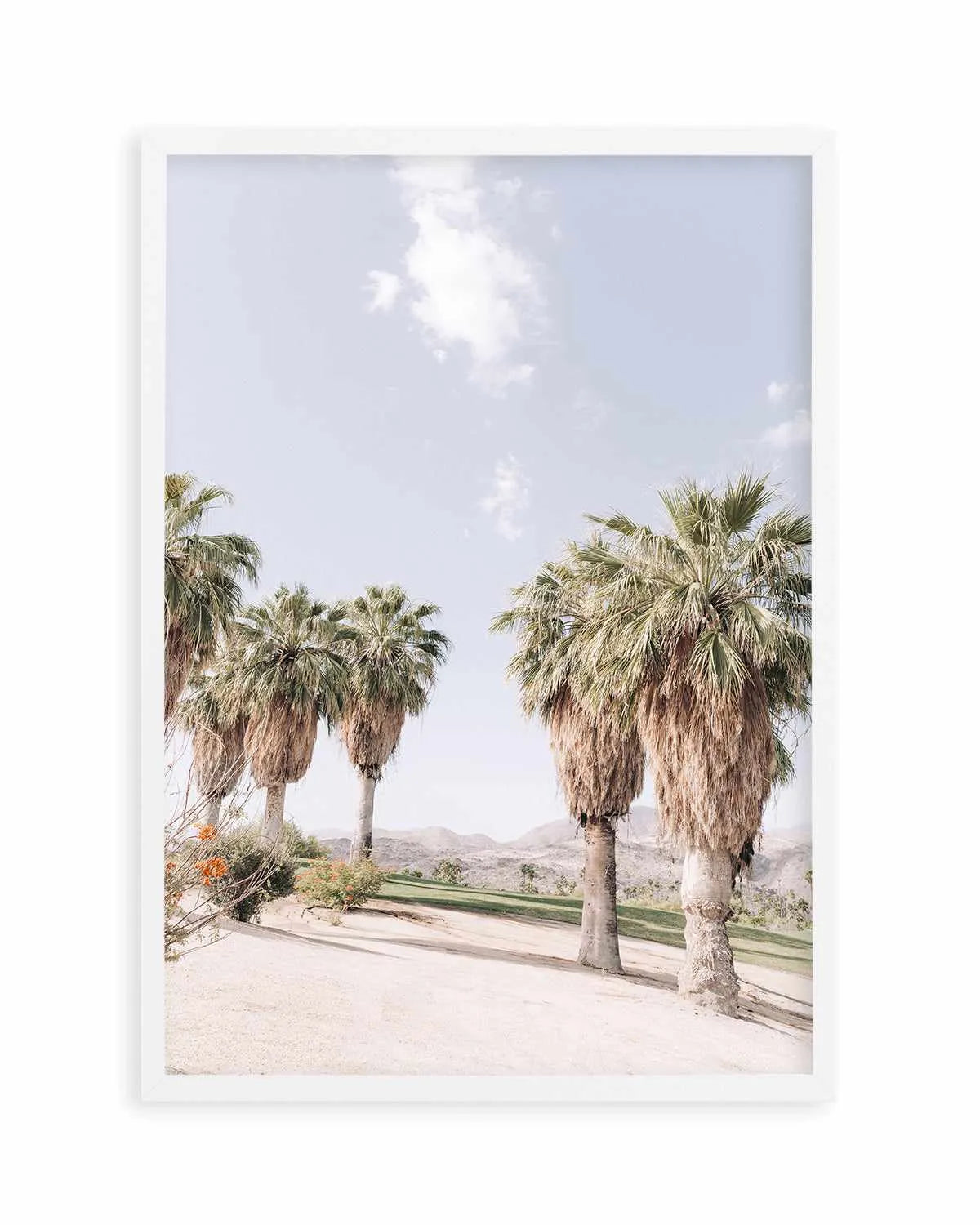 Palms of Palm Springs II Art Print from Olive et Oriel where you can shop wallpaper and artworks online