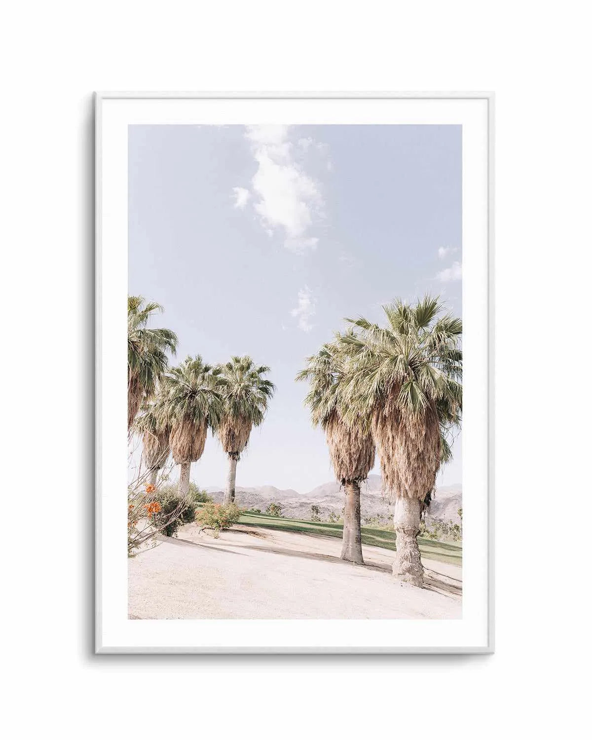 Palms of Palm Springs II Art Print from Olive et Oriel where you can shop wallpaper and artworks online