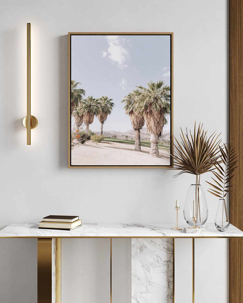 Palms of Palm Springs II | Framed Canvas Art Print