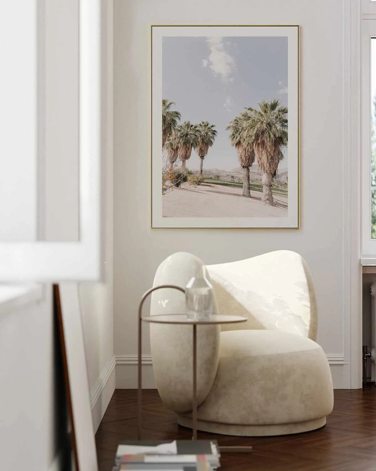 Palms of Palm Springs II Art Print from Olive et Oriel where you can shop wallpaper and artworks online