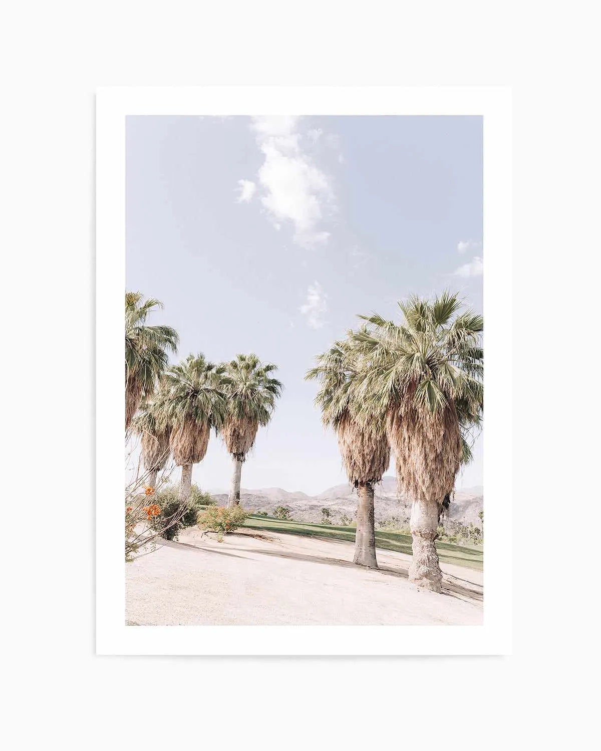 Palms of Palm Springs II Art Print from Olive et Oriel where you can shop wallpaper and artworks online