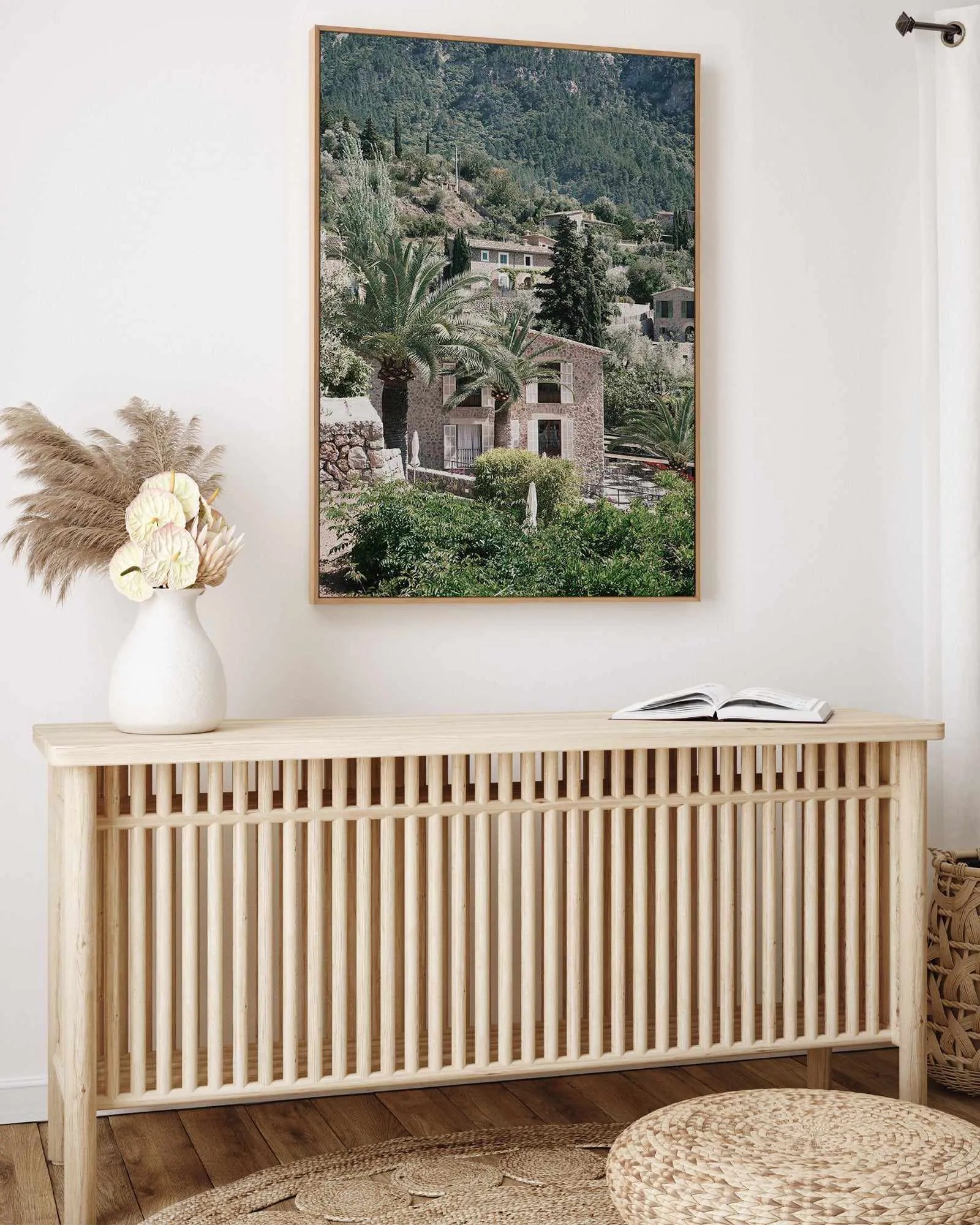 Palms in Italy by Renee Rae | Framed Canvas Art Print from Olive et Oriel where you can shop wallpaper and artworks online