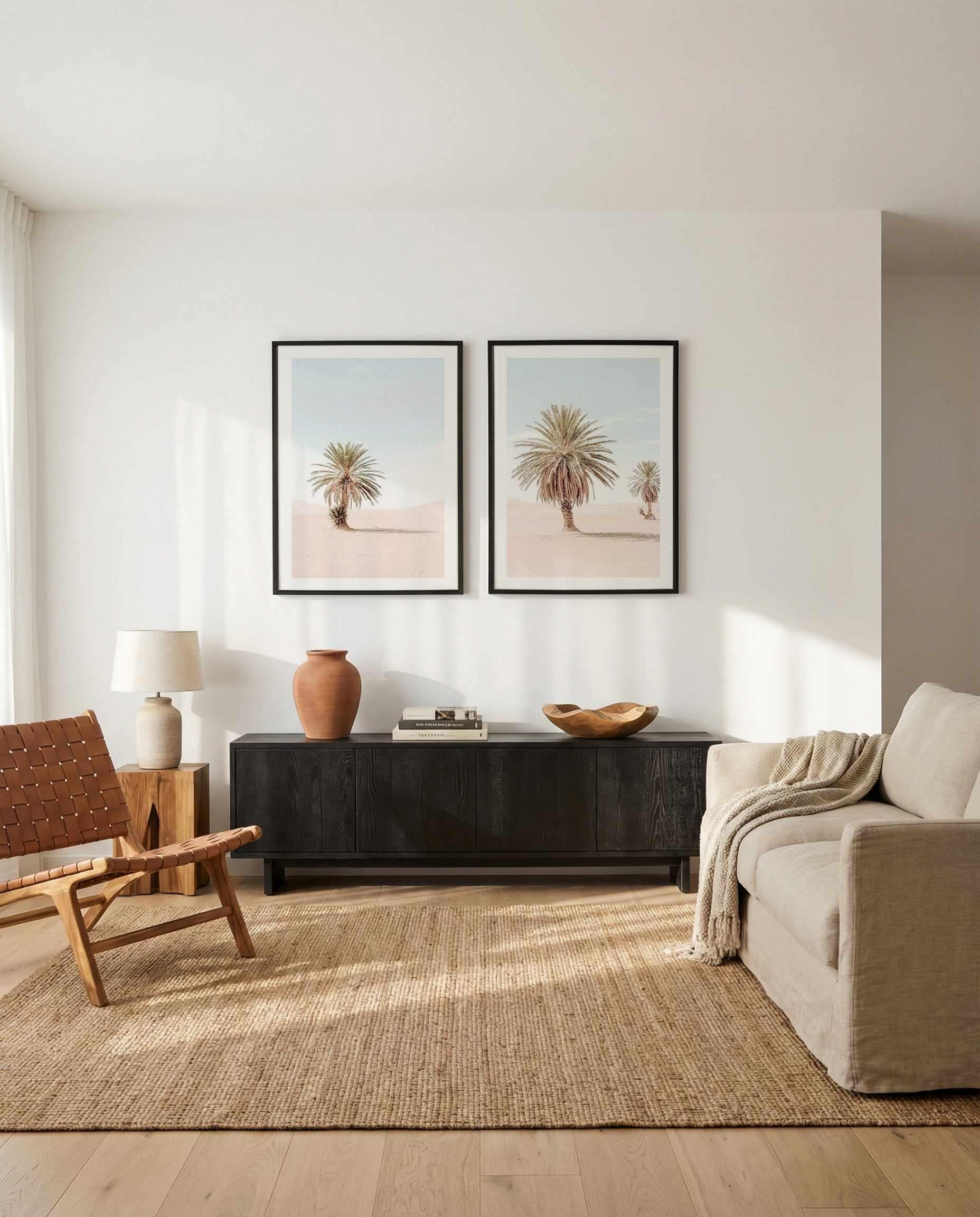 Palms of Morocco I & II Art Print Set of 2 | Matching Wall Art from Olive et Oriel where you can shop wallpaper and artworks online