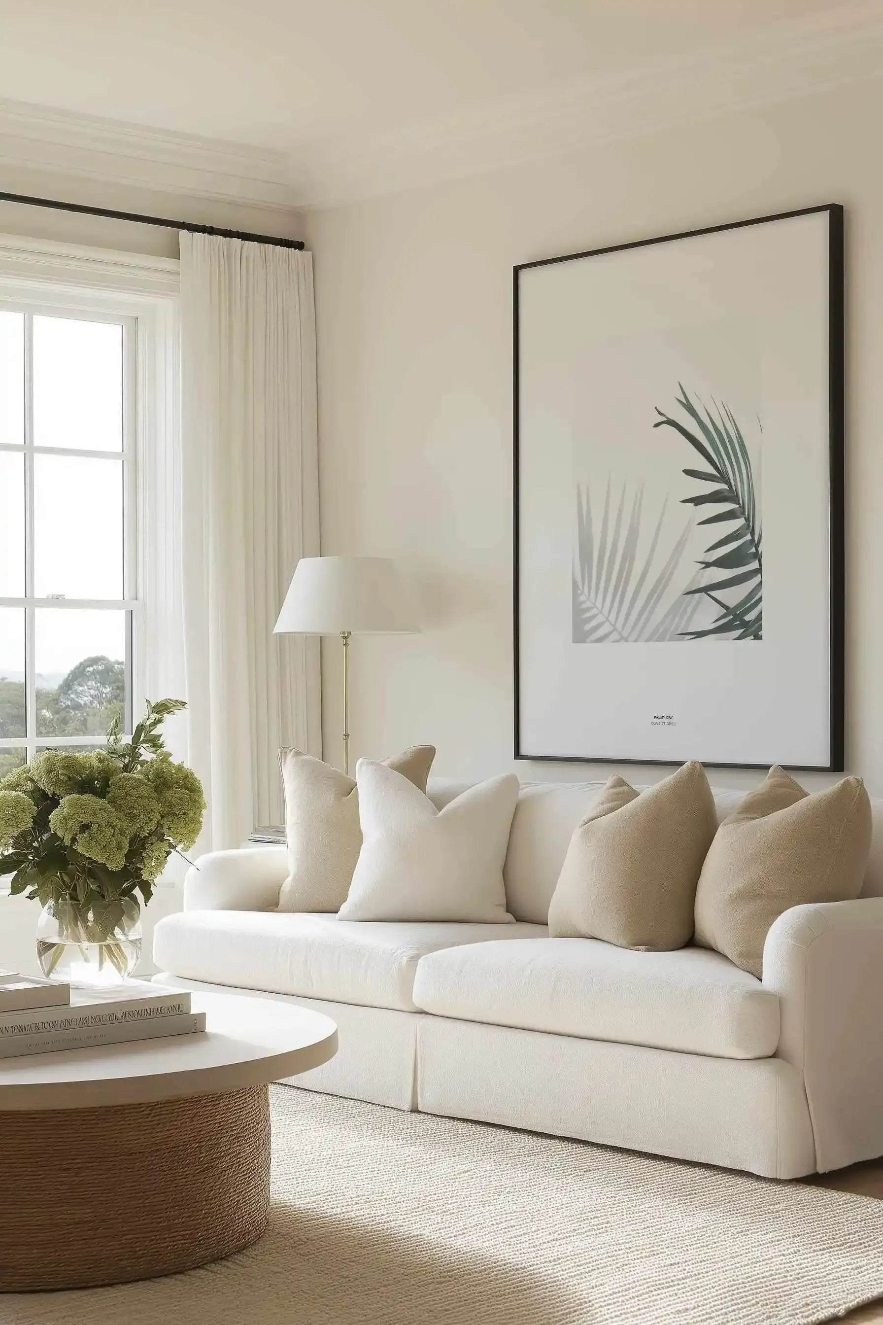 Palmy Day Art Print from Olive et Oriel where you can shop wallpaper and artworks online