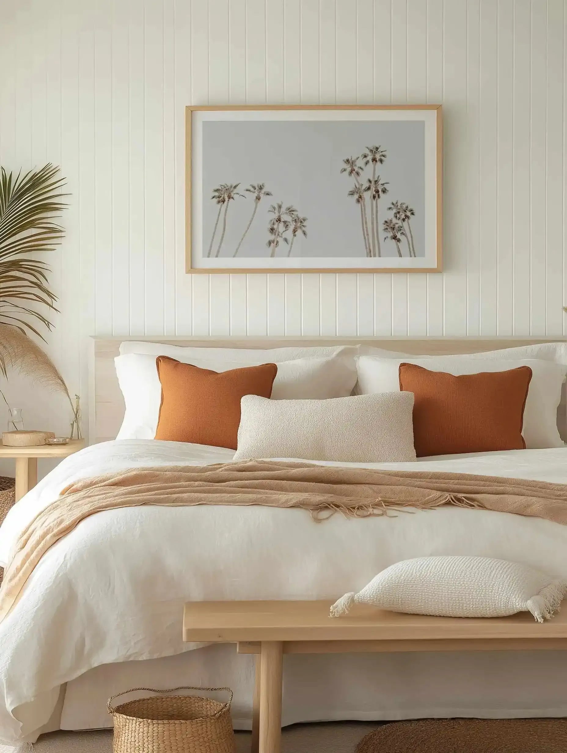 Palmy Springs | LS Art Print from Olive et Oriel where you can shop wallpaper and artworks online